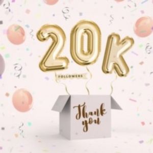 Thank You for 20K followers